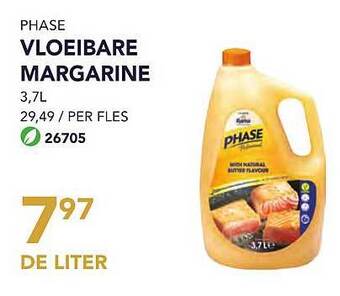 Bidfood Phase vloeibare margarine aanbieding