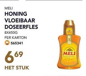 Meli honing vloeibaar doseerfles