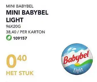 Bidfood Mini babybel light aanbieding