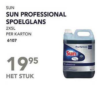 Bidfood Sun professional spoelglans aanbieding