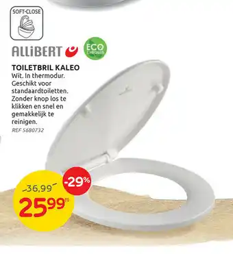 BricoPlanit Allibert Toiletbril Kaleo aanbieding