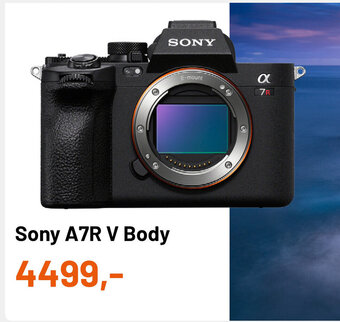 Kamera Express Sony A7R V body aanbieding