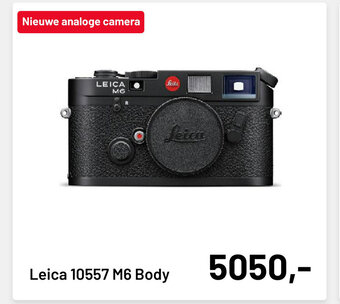 Kamera Express Leica 10557 M6 body aanbieding