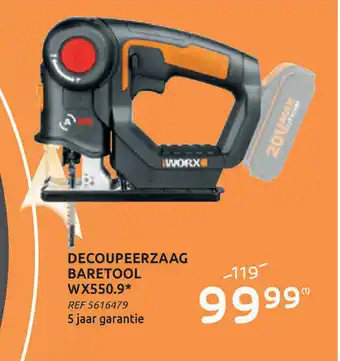 Decoupeerzaag Baretool WX550.9*