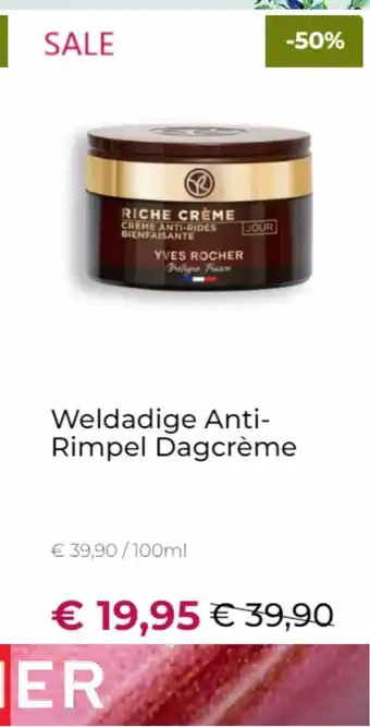 Weldadige anti-rimpel dagcreme