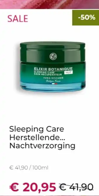 Sleeping care herstellende nachtverzorging
