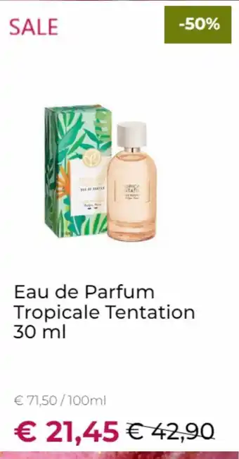 Eau de parfum tropicale tentation