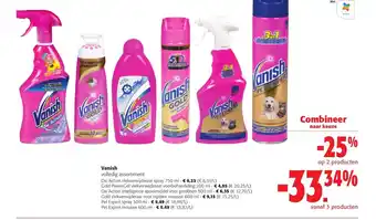 Colruyt Vanish oxi action vlekverwijderaar spray 750ml aanbieding