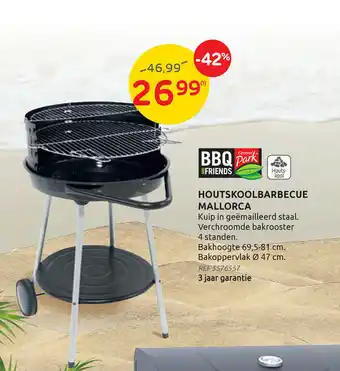 BricoPlanit Houtskoolbarbecue Mallorca aanbieding