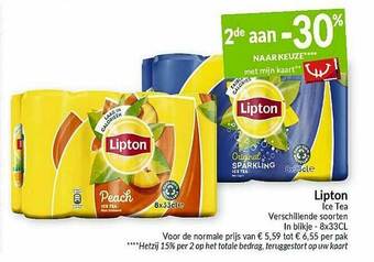 Intermarché Lipton Ice Tea aanbieding