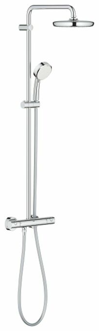 X2O Grohe Tempesta Cosmopolitan System 210 thermostatische regendoucheset glanzend chroom aanbieding
