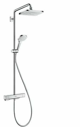 X2O Hansgrohe Croma E 280 thermostatische regendoucheset glanzend chroom aanbieding
