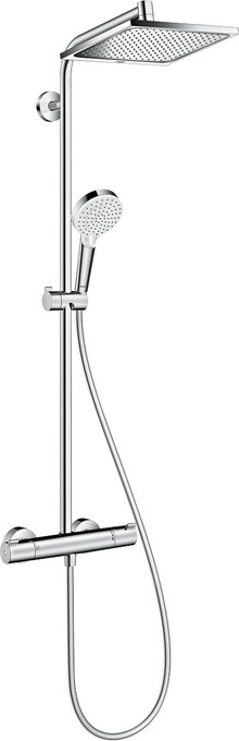 X2O Hansgrohe Crometta E 240 thermostatische regendoucheset glanzend chroom aanbieding