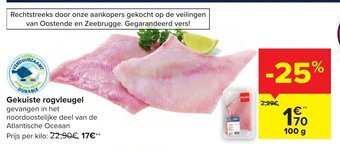 Gekuiste rogvleugel 100g