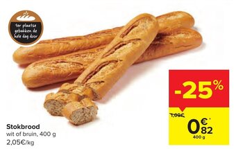 Carrefour Market Stokbrood 400g aanbieding
