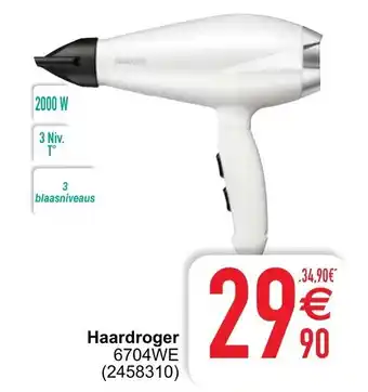 Cora Haardroger 6704WE aanbieding