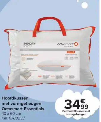 Hoofdkussen met Vormgeheugen Octasmart Essentials 40 x 60cm
