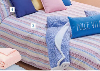 Carrefour Dekbedovertrek + 1 Sloop 140 x 200cm aanbieding
