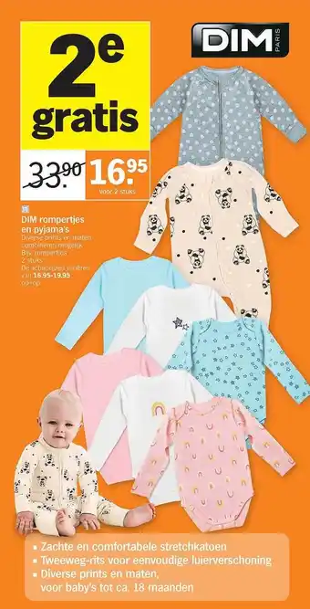 Dim rompertjes en pyjamas