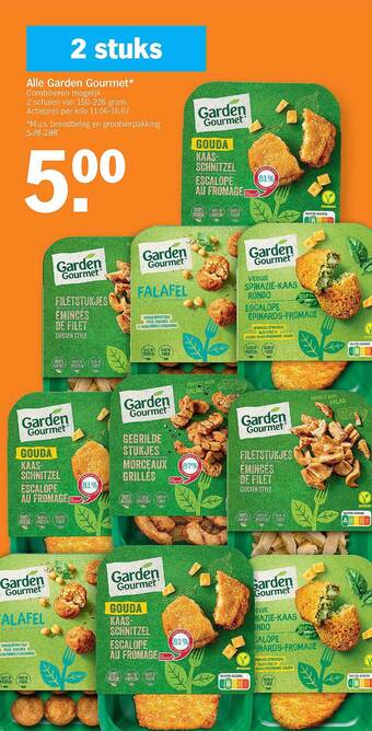 Albert Heijn Garden gourmet aanbieding