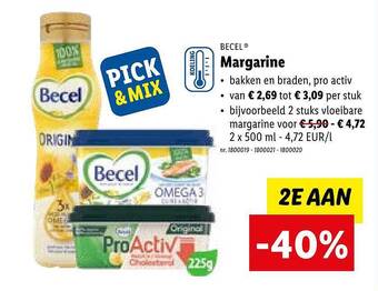 Lidl Becel margarine aanbieding