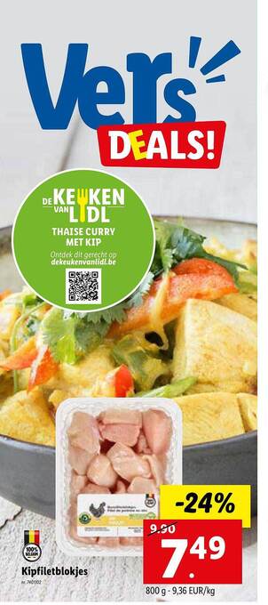Lidl Kipfiletblokjes aanbieding