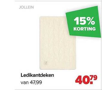 Baby-Dump Jollein ledikantdeken aanbieding