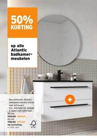 GAMMA Atlantic badkamermeubelen aanbieding