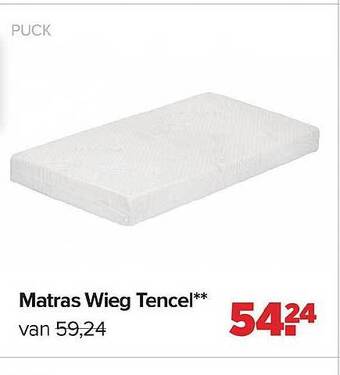 Baby-Dump Puck matras wieg tencel aanbieding