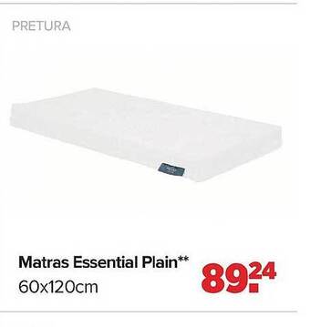 Baby-Dump Pretura matras essential plain aanbieding