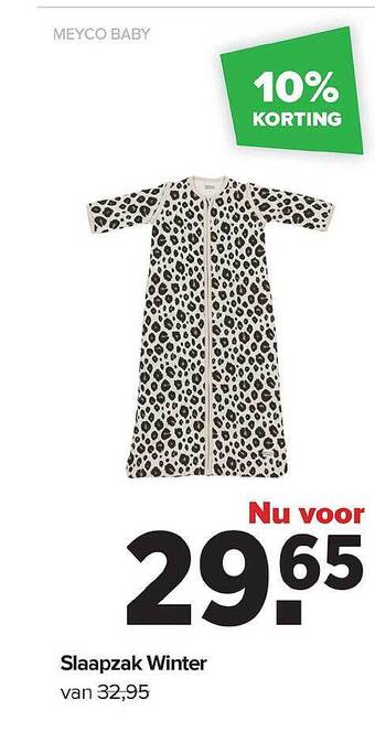 Baby-Dump Meyco baby slaapzak winter aanbieding