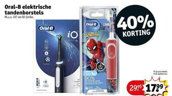 Kruidvat Oral-b elektrische tandenborstels aanbieding