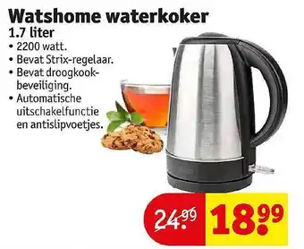 Kruidvat Wats home waterkoker aanbieding