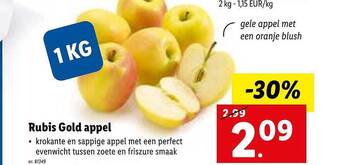 Lidl Rubis gold appel aanbieding