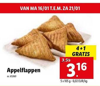 Lidl Appelflappen aanbieding
