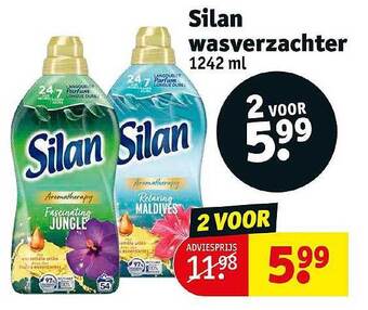Kruidvat Silan wasverzachter aanbieding