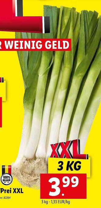 Lidl Prei xxl aanbieding