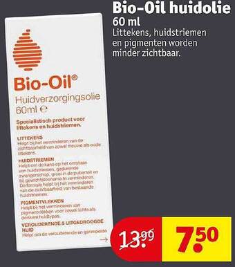 Kruidvat Bio-oil huidolie aanbieding