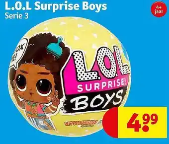 Kruidvat L.o.l surprise boys aanbieding