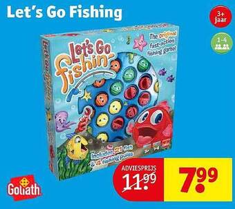 Kruidvat Goliath let's go fishing aanbieding