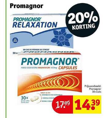 Kruidvat Promagnor aanbieding