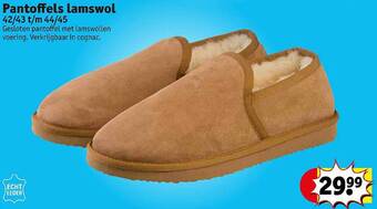 Kruidvat Pantoffels lamswol aanbieding