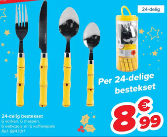 Carrefour 24-Delig Bestekset aanbieding
