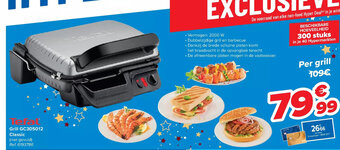 Carrefour Tefal Grill GC305012 Classic aanbieding