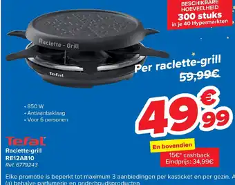 Tefal Raclette-Grill RE12A810