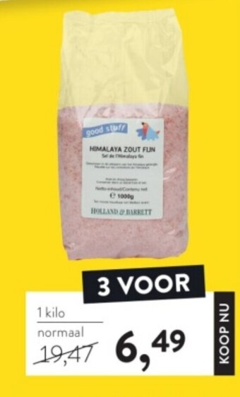 Good Stuff Himalaya Zout Fijn 3 x 1kilo