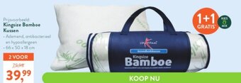 Holland & Barrett Lucovitaal Kingsize Bamvboe Kussen 1+1 Gratis aanbieding