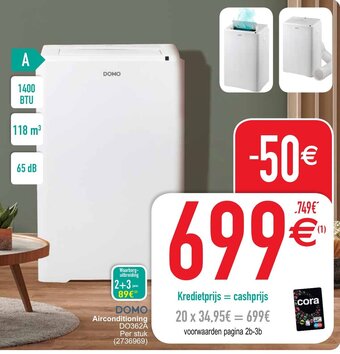Cora Domo Airconditioning DO362A aanbieding