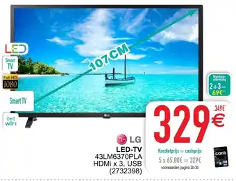 Cora LG LED-TV 43LM6370PLA aanbieding
