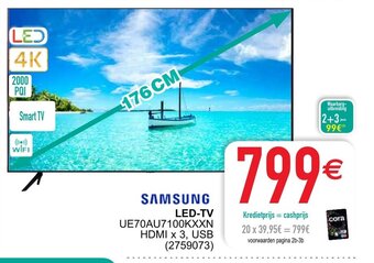 Cora Samsung LED-TV UE70AU7100KXXN aanbieding